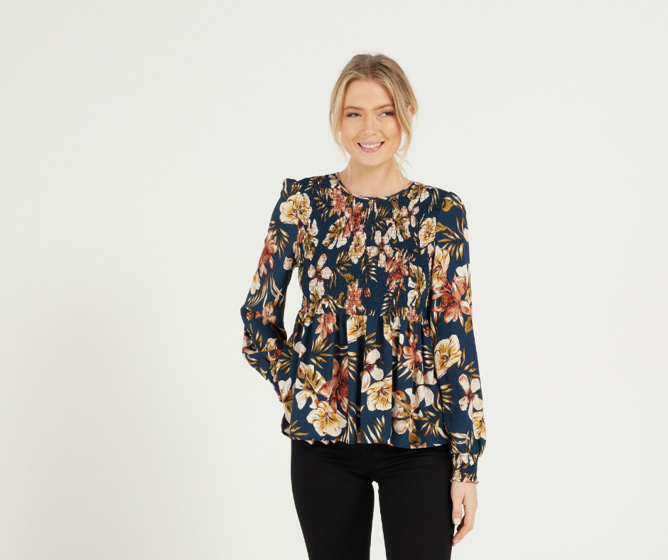 Et Alia Laurel Top - Tops-Long Sleeve : The Hive - Et Alia W22