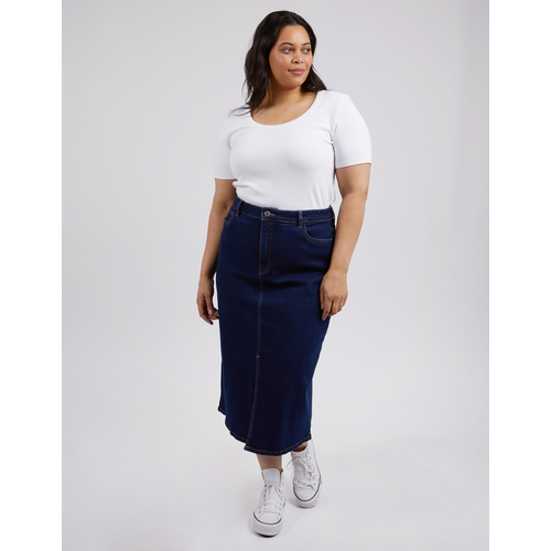 Elm Eloise Denim Midi Skirt