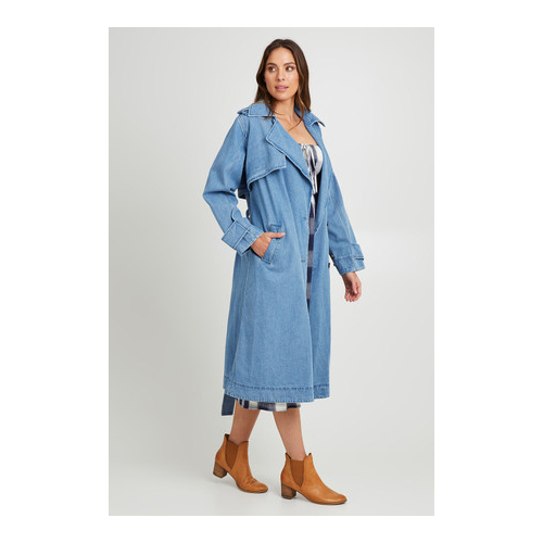 Elm Elise Denim Trench