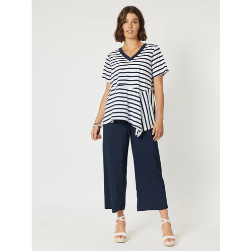 Clarity Stripe Spliced T-Shirt