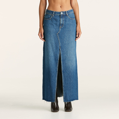 Wrangler Mid Repair Maxi  Skirt