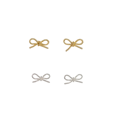 Stella + Gemma Rope Bow Earring