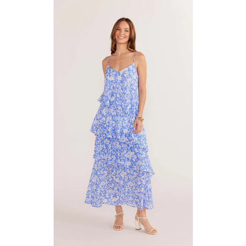 Mink Pink Waverly Tiered Midi Dress