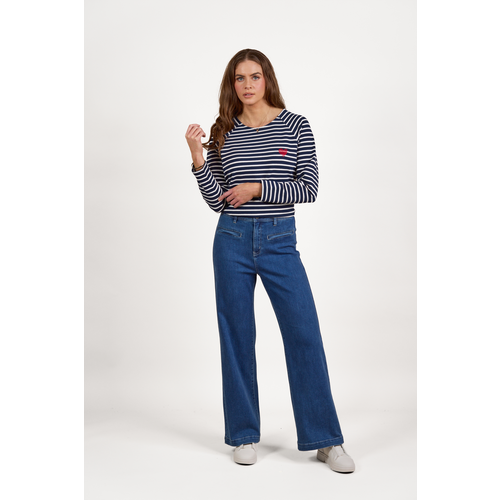 Vassalli Wide Leg Full Length Jean