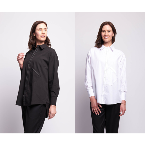 Oh Three Contrast Detail Shirt